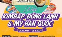 Đắm chìm trong 'Lễ hội Kimbap đông lạnh và mỳ Hàn Quốc' duy nhất tại K-Market